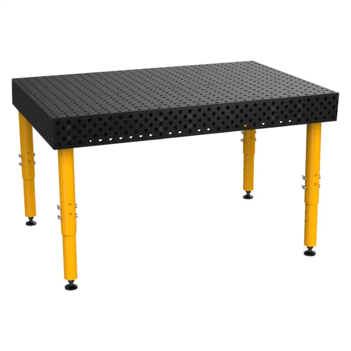 TM601510FP-B1 ALPHA 16 hegesztőasztal állítható magasságú lábakkal, 1500 x 1000 mm – BuildPro