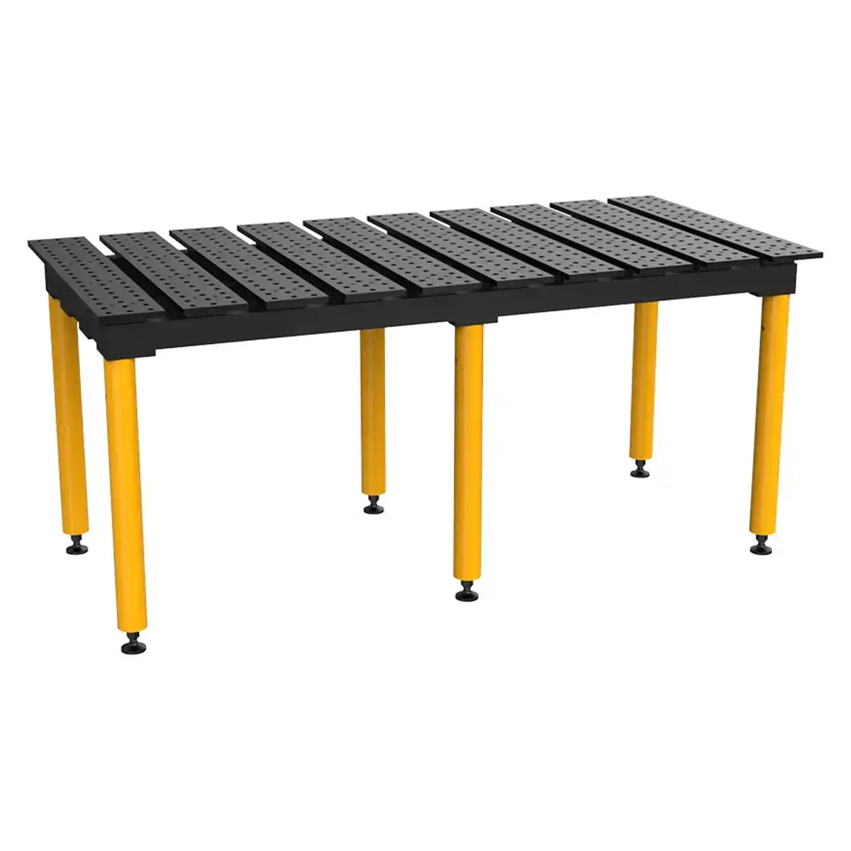 TMQD62010SV MAX 16 hornyos hegesztőasztal standard lábakkal, 1960 x 1000 mm – BuildPro