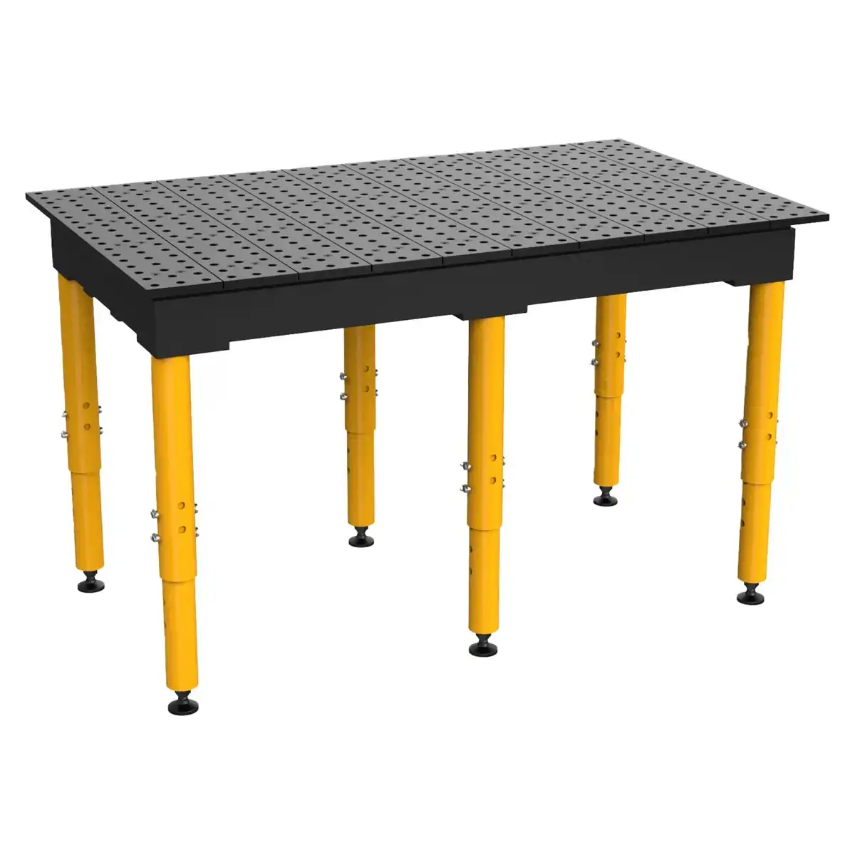 TMQR61509V MAX 16 hegesztőasztal állítható magasságú lábakkal, 1500 x 900 mm – BuildPro