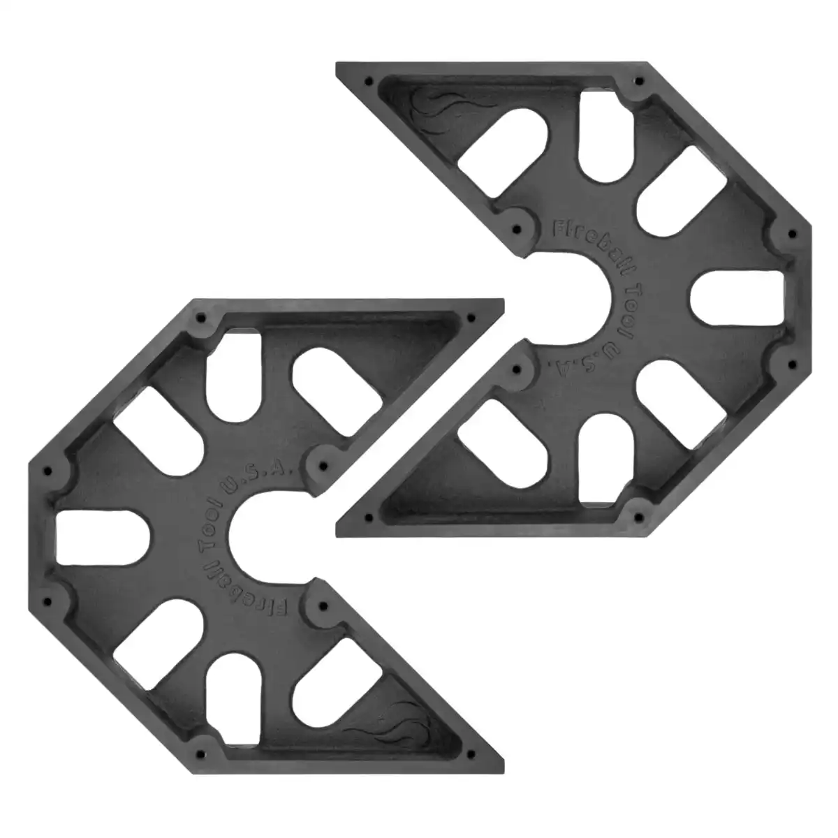 Mega Square 300 mm öntöttvas derékszög csomag – 2 db F6-MES300-FE-BO-BDK